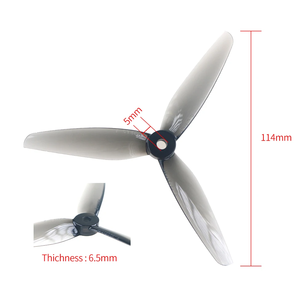 T-MOTOR F5146 3-лопастные 5-дюймовые пропеллеры серии F гоночные для Дронов F40PROV/F60PROV/PACER