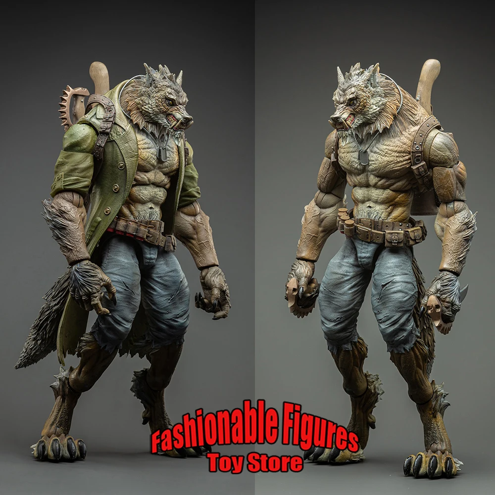 

Furayplanet Series Mu-Fp002 1/12 Scale Soldier Werewolf Vereran William Wildlife Animal Model Full Set 20Cm Action Figure Doll