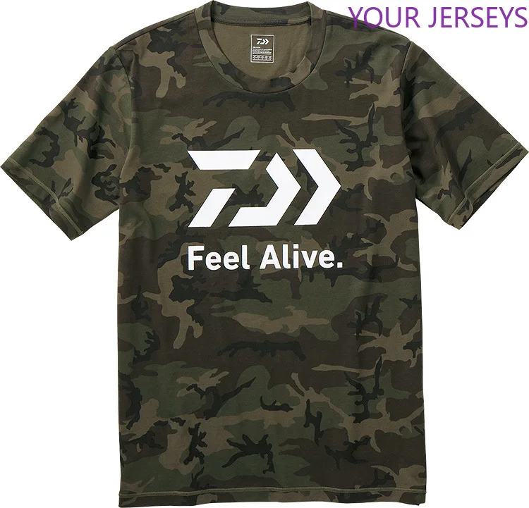 

DAIWA DAWA 2021 New Fishing T Shirt Quick-drying Breathable Fishing Clothes Printed Short Sleeve Fishing Clothing DAIWA Pesca