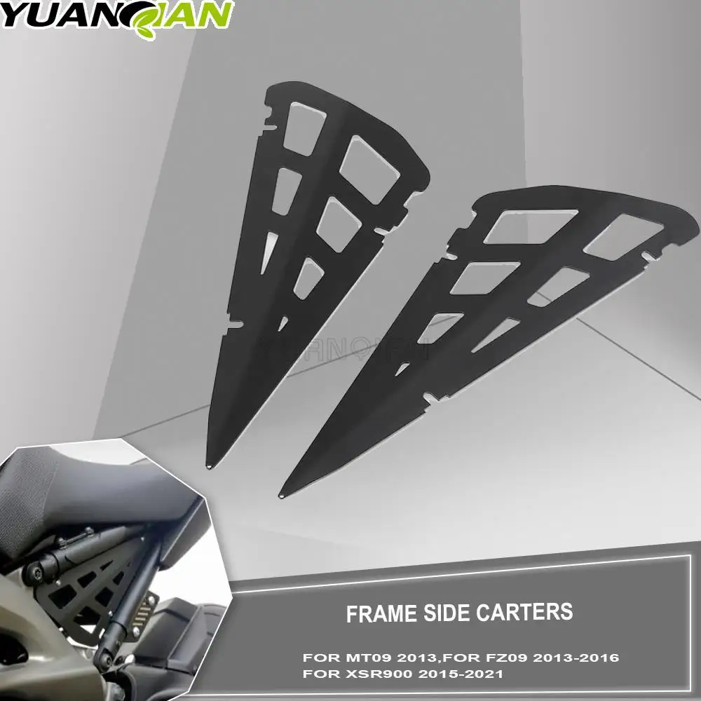 

For Yamaha MT-09 MT09 FZ-09 FZ09 XSR900 XSR 900 2013-2021 Motorcycle Accessories Frame Side Carters Guard Cover Hose clamps