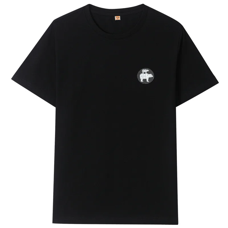 

Футболка мужская с коротким рукавом, повседневная, Размер 5XL, лето 11795