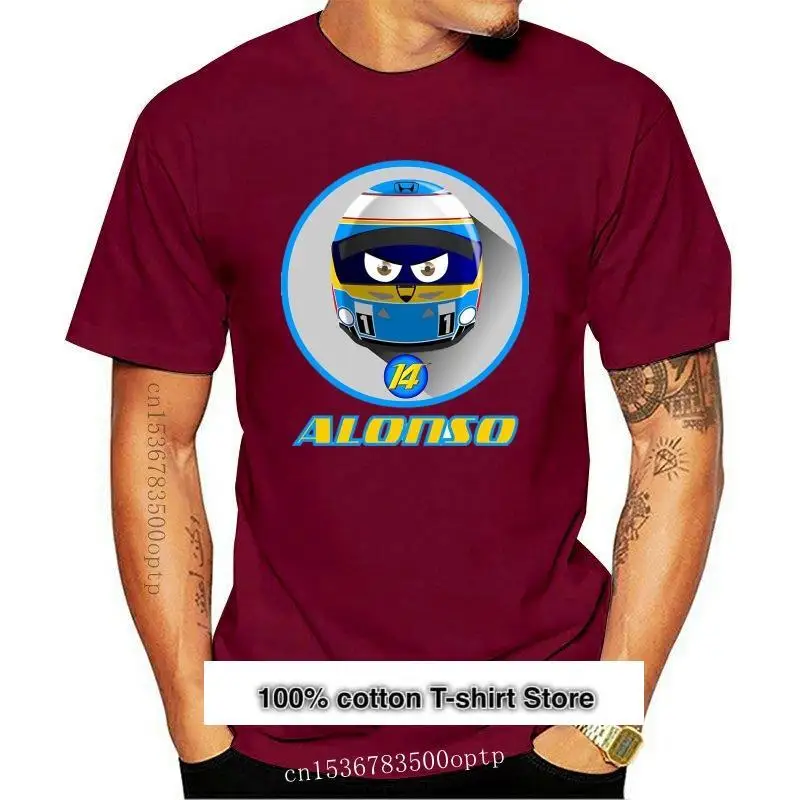 

Nuevo Fernando Alonso 14 de la camiseta para los hombres de algodón de manga corta de talla grande camiseta personalizada
