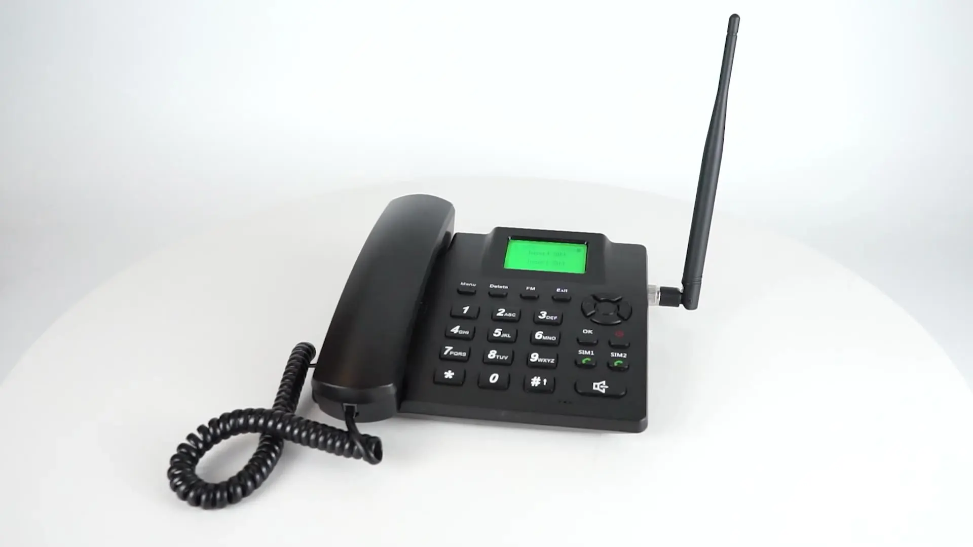 low cost 4g fixed wireless phone desktop cordless telephone with sim card for home office free global shipping