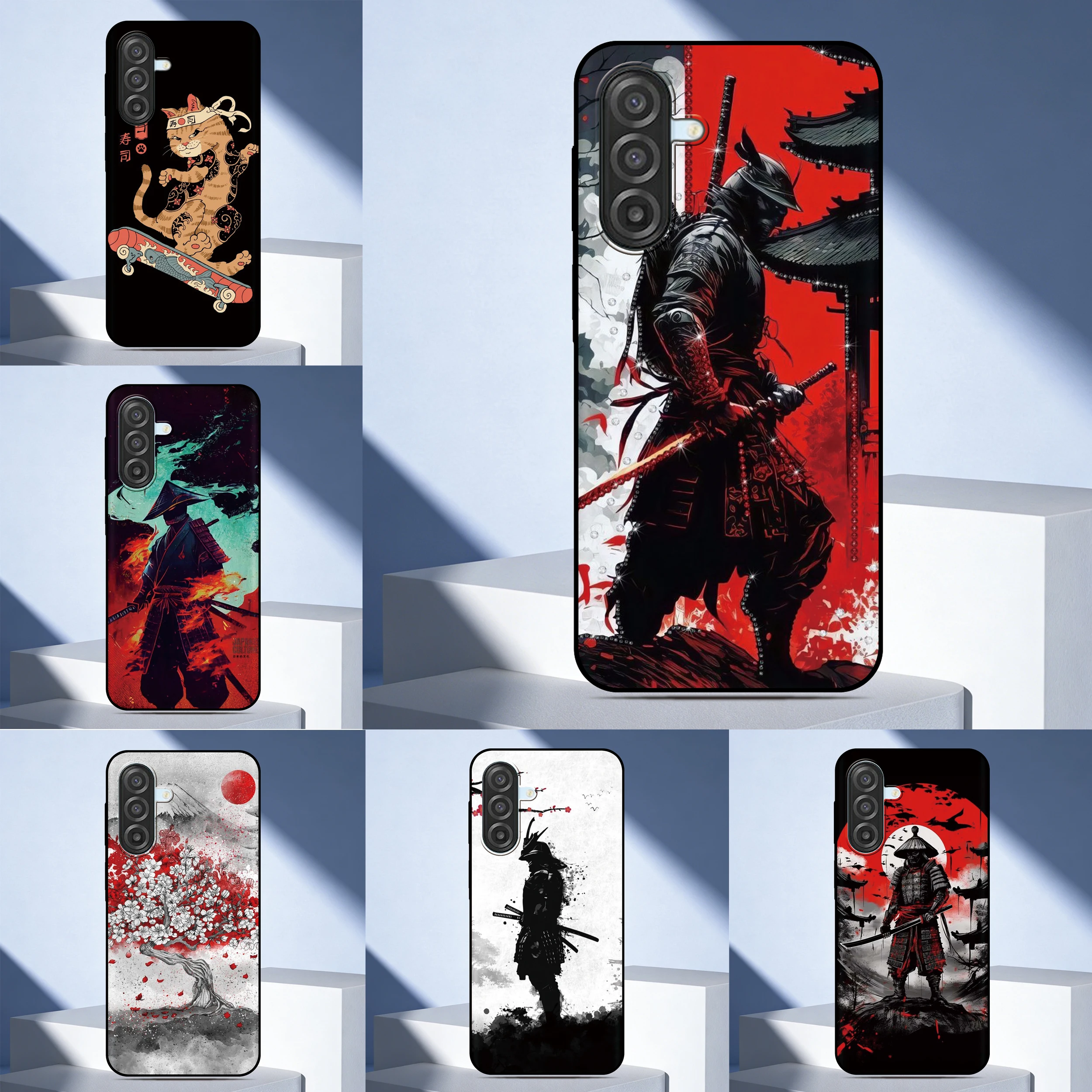 Фото Чехол для телефона Samurai Ninja для Sharp Aquos R11 R10 R9 R2 Compact V6 Wish 6 5 4 Sense 10 9 8 3 Lite, индивидуальная задняя крышка с фотографией №1