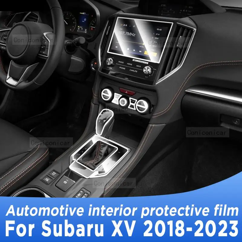 

Для Subaru XV 2018-2023 2022 панель коробки передач экран навигации Автомобильный интерьер фотооболочка наклейка против царапин