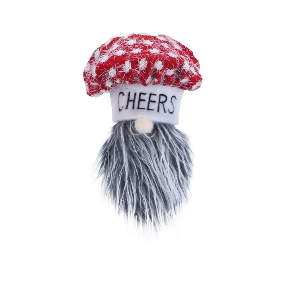 

Great Tear-resistant CHEERS/VINO Xmas Party Gnome Wine Bottle Cover Party Supplies Beer Bottle Cover Wine Bottle Topper