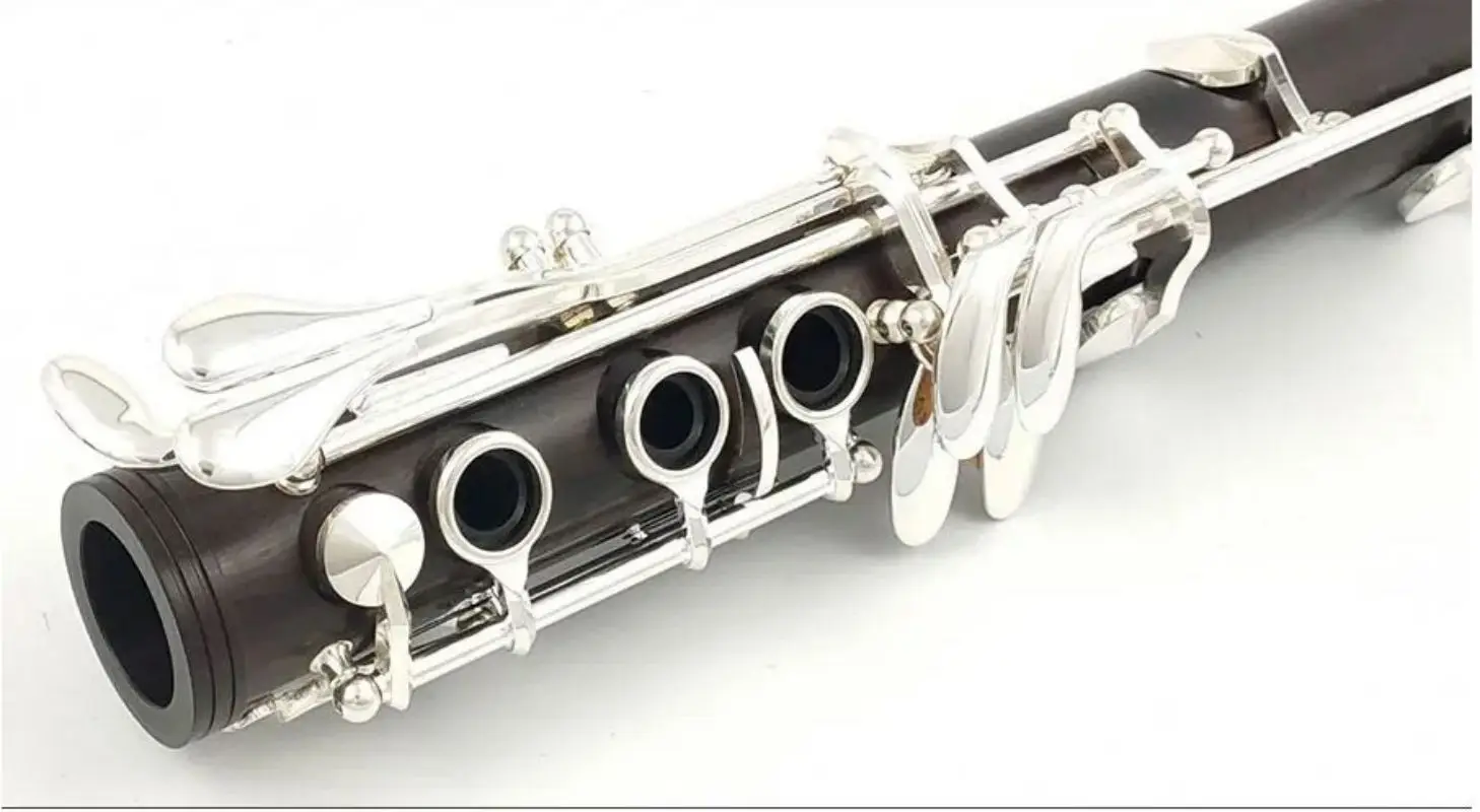 MORESKY кларнет Bb дерево Эбеновое посеребренные 17 клавиш гренадилла Sib Klarnet M601