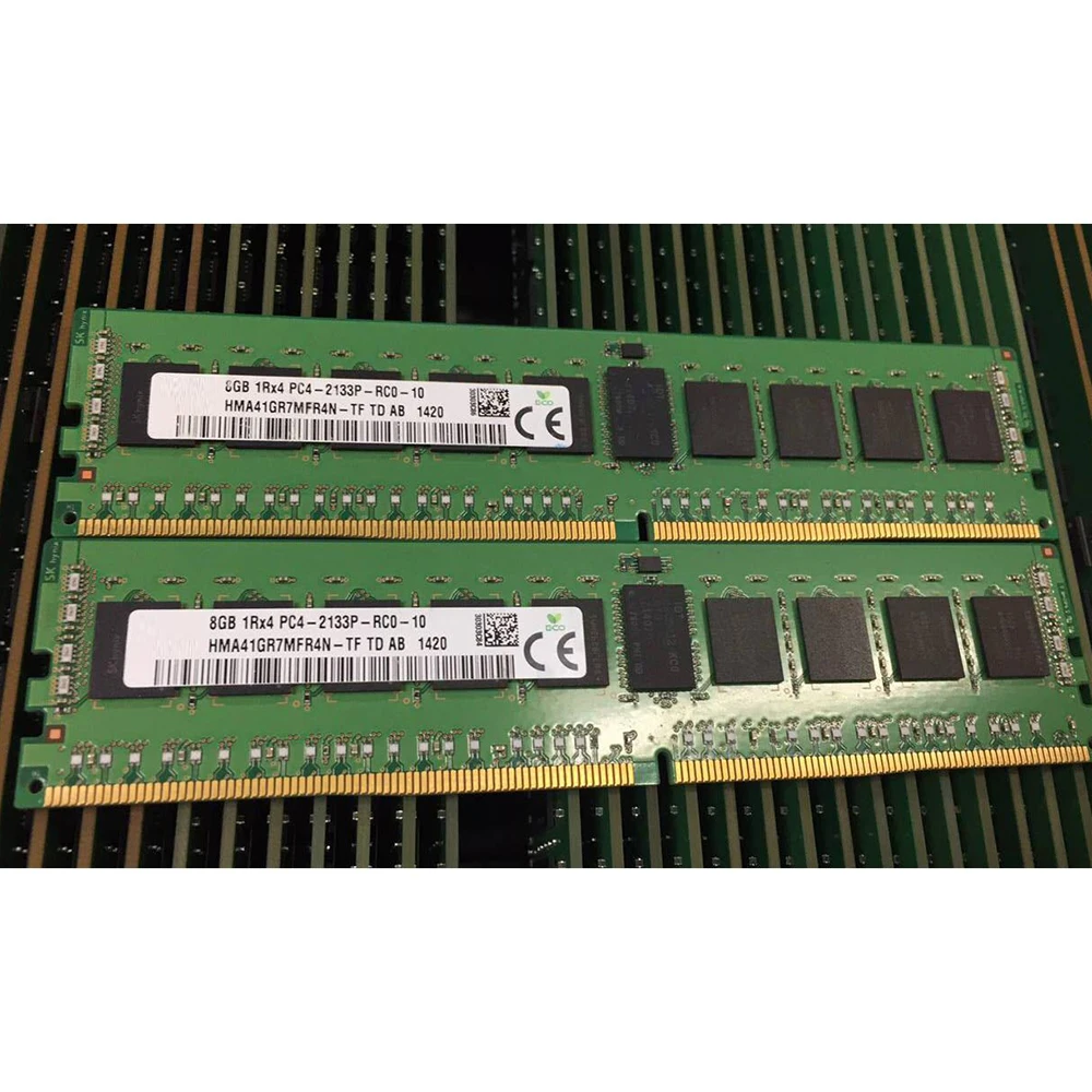 

1 PCS For SK Hynix RAM 8G 8GB 1RX4 PC4-2133P DDR4 2133 ECC REG Server Memory High Quality Fast Ship