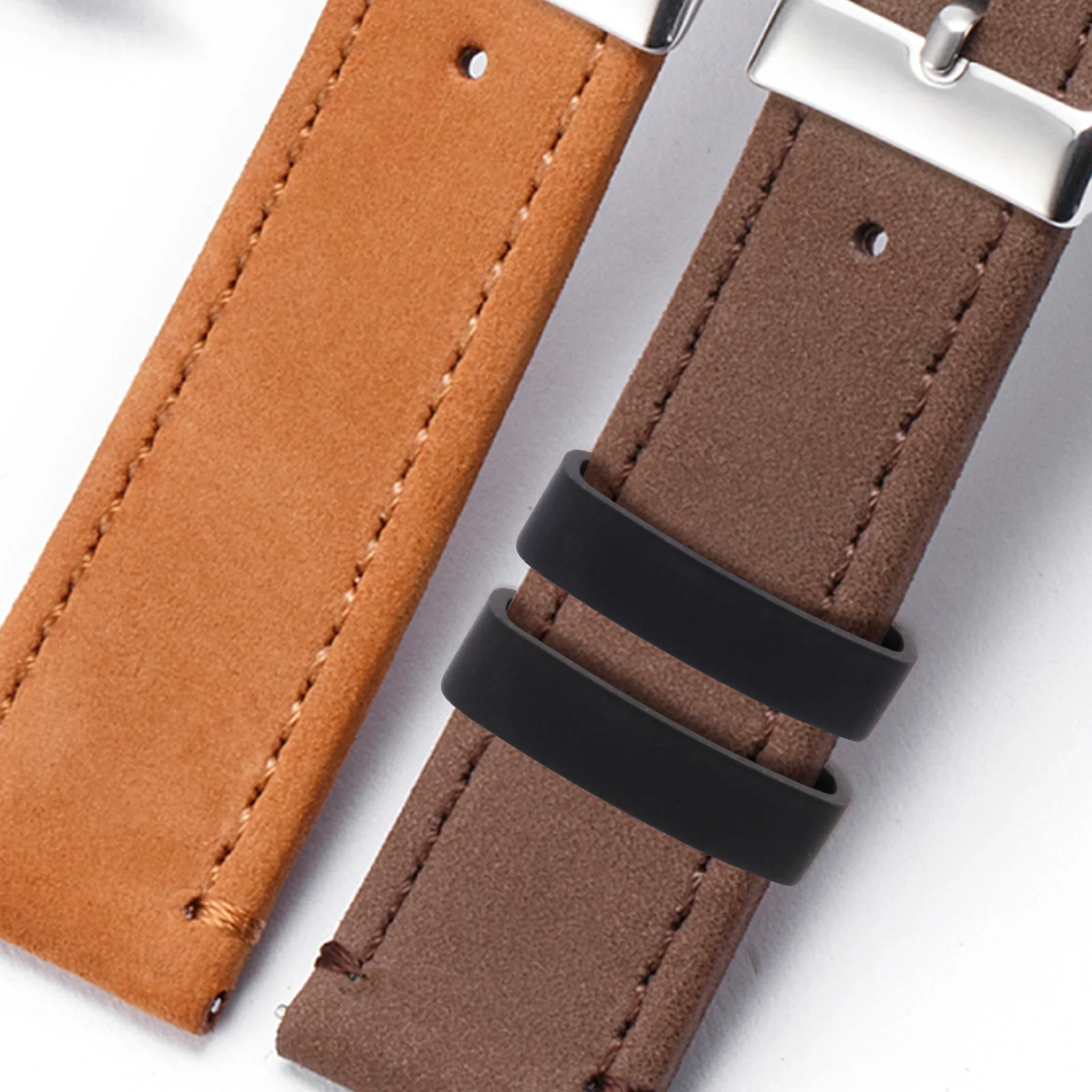 4 шт. резиновый ремешок для часов кольцо с пряжкой анти-падение пряжка петля