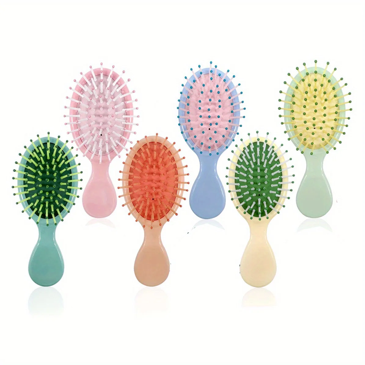 Мини-расческа Для Влажных Волос 6 Шт. Удобный Путешествий Распутывающий