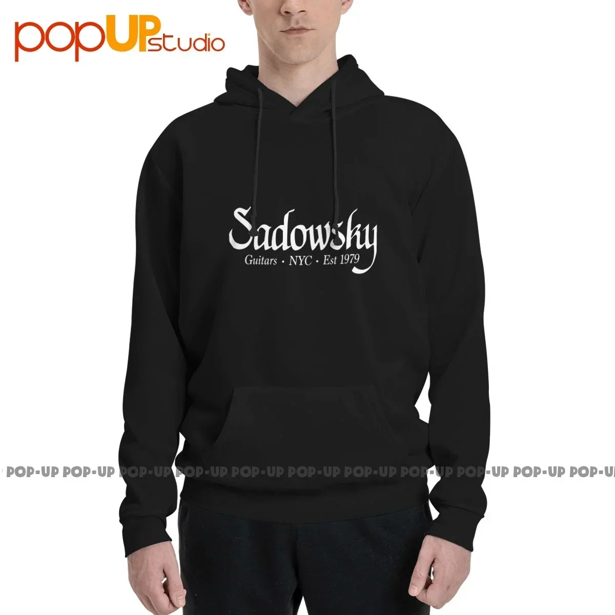 Sadowsky Nyc Pickup Guitar Logo Толстовка с капюшоном Толстовки Редкие повседневные модные