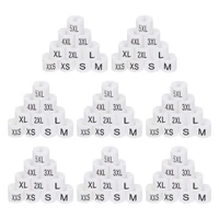 200pcs clothes hanger size markers plastic clothes hanger sizes tags number tags