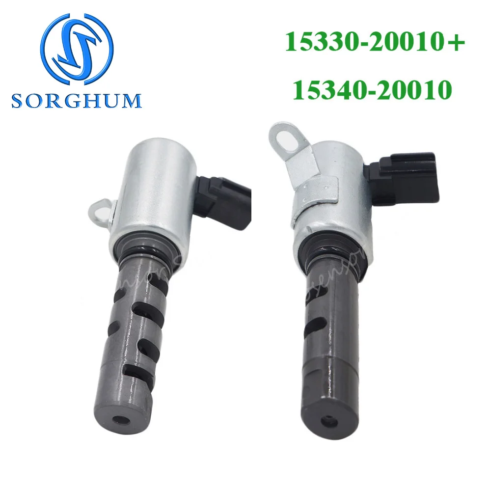 

1Pair VVT Valve Engine Variable Timing Solenoid 15330-20010+15340-20010 VVT For Toyota Sienna for Lexus ES300 ES330 RX300 RX300