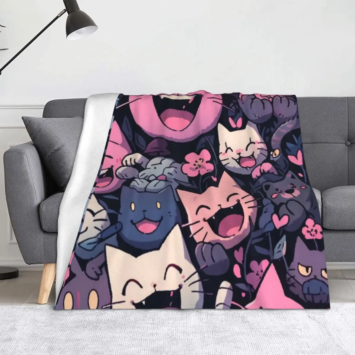 

Fleece Throw Blanket Shawls and Wraps Soft Lightweight Couch Sofa Blanket for Bed Sofa Chair Travel Lap Adult Kid
