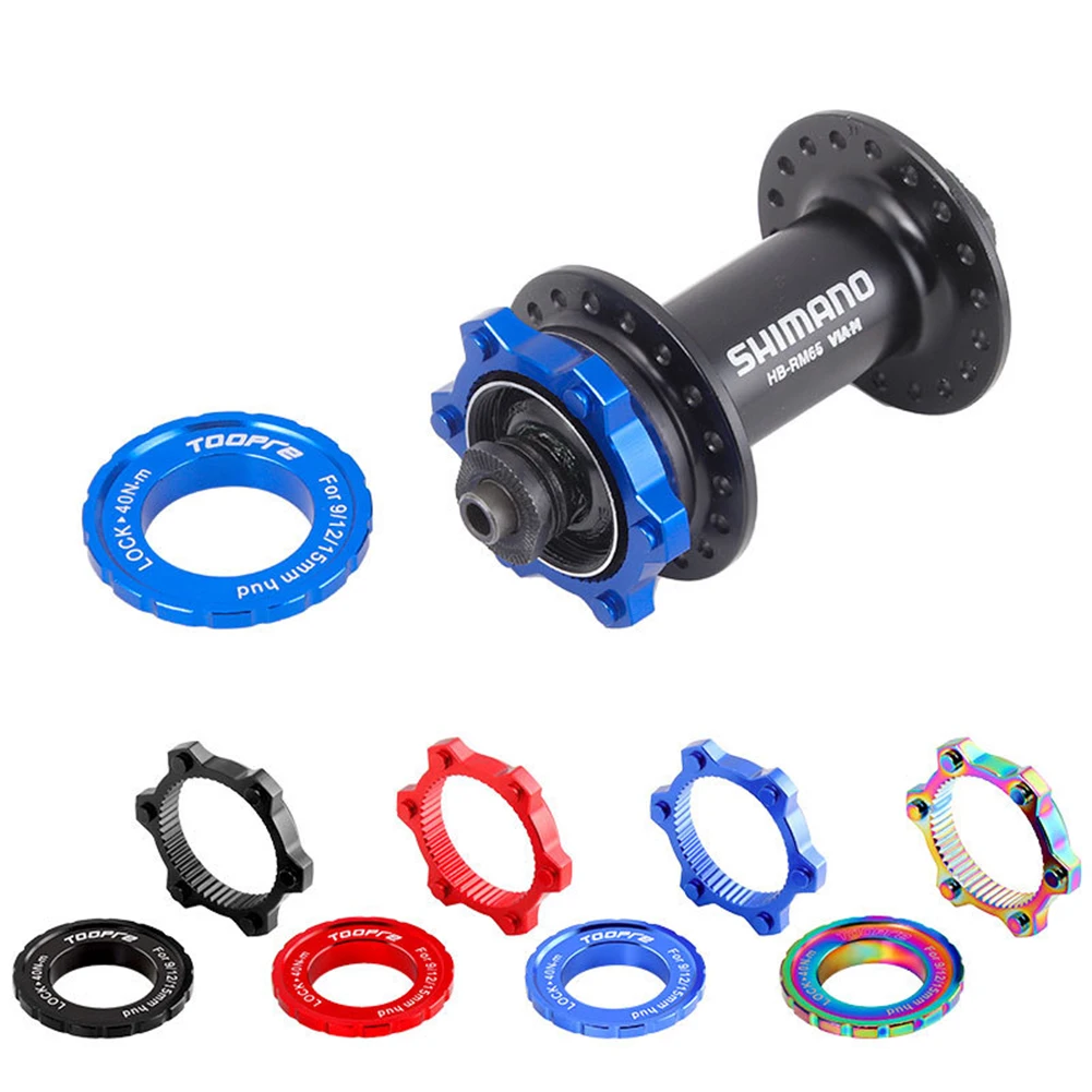 

Bicycle Centerlock To 6-Hole Adapter Mountain Bike Hub Center Lock Conversion 6 Bolt Disc Brake Rotor Bike Cycling Accessoires