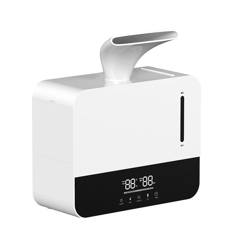 

4L Commercial Humidifier Wall-mounted Spray Ultrasonic Air Humidifier Connect To Water Tap Air Purifier Diffuser Mist Maker