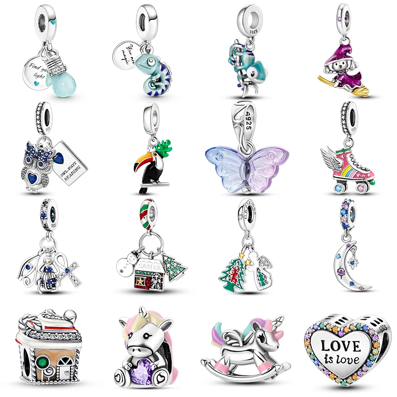 

Хамелеоновые подвески, Лидер продаж 2022, новинка, серебро 925 пробы, светящиеся в темноте Подвески в виде лампочки, подходят для фирменного бра...