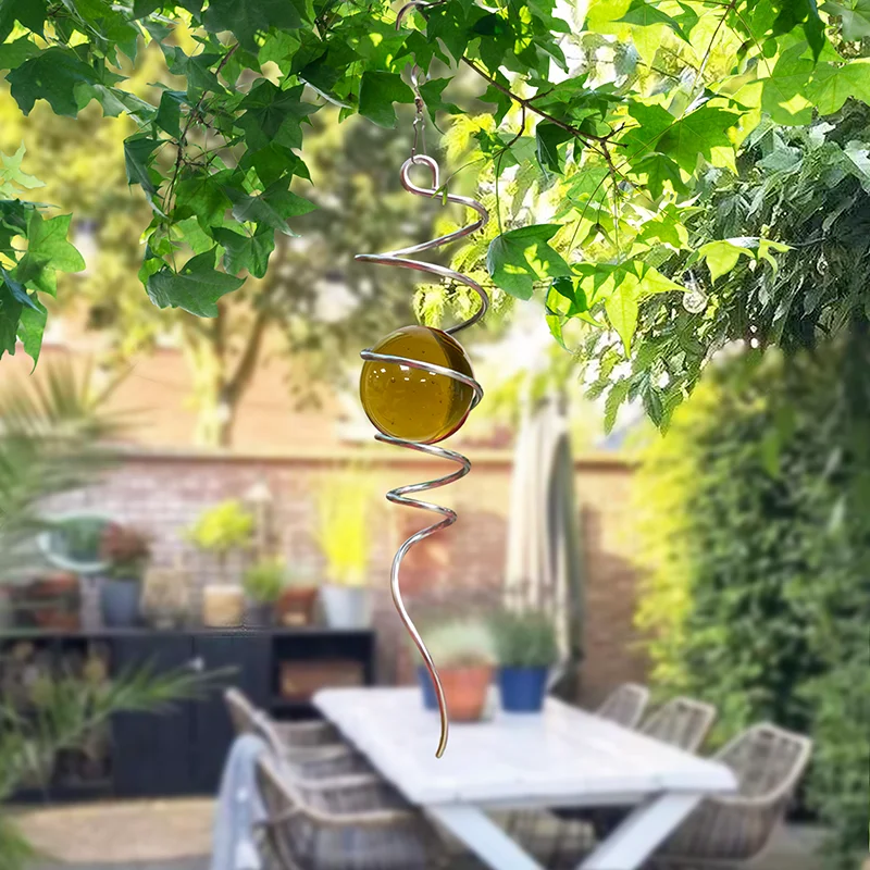 PSATHENATI Звездный шар спиральное украшение 27 94 см хвост и 5 08 стеклянный внутренний