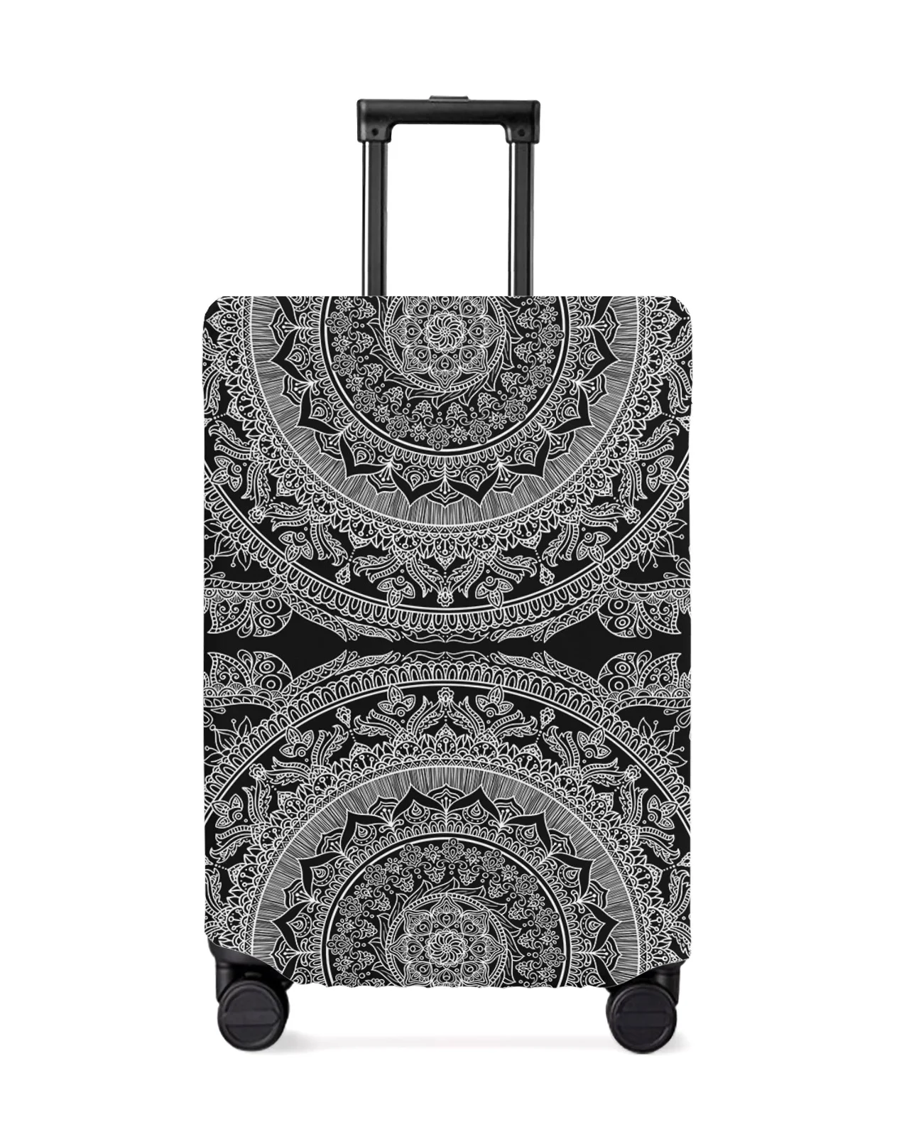 

Datura Antique Pattern Bohemian Flowers Travel Luggage Cover Elastic Baggage Cover Suitcase Case Dust Cover Travel Accessories