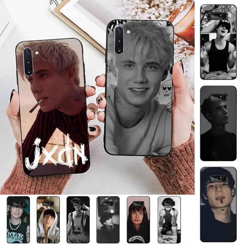 

TOPLBPCS Pop singer Jxdn Phone Case for Samsung Note 5 7 8 9 10 20 pro plus lite ultra A21 12 72