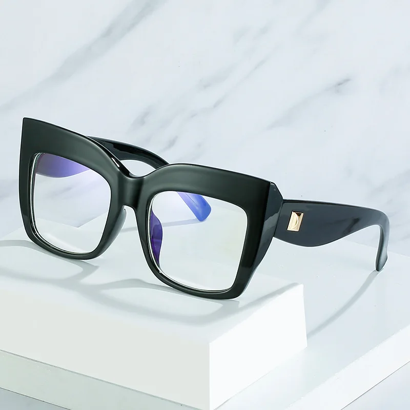 

2022 модная оправа для очков кошачий глаз для близорукости для женщин и мужчин, очки с прозрачными линзами, оптические очки, женские очки