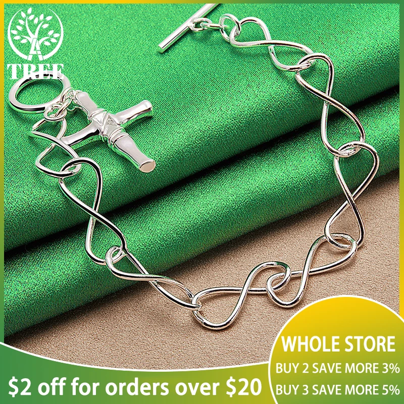 Браслеты ALITREE из стерлингового серебра 925 пробы с подвесками в виде Креста для