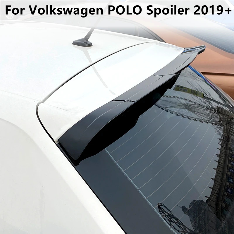 Глянцевый черный GTI-стиль автомобильный задний багажник спойлер на крышу