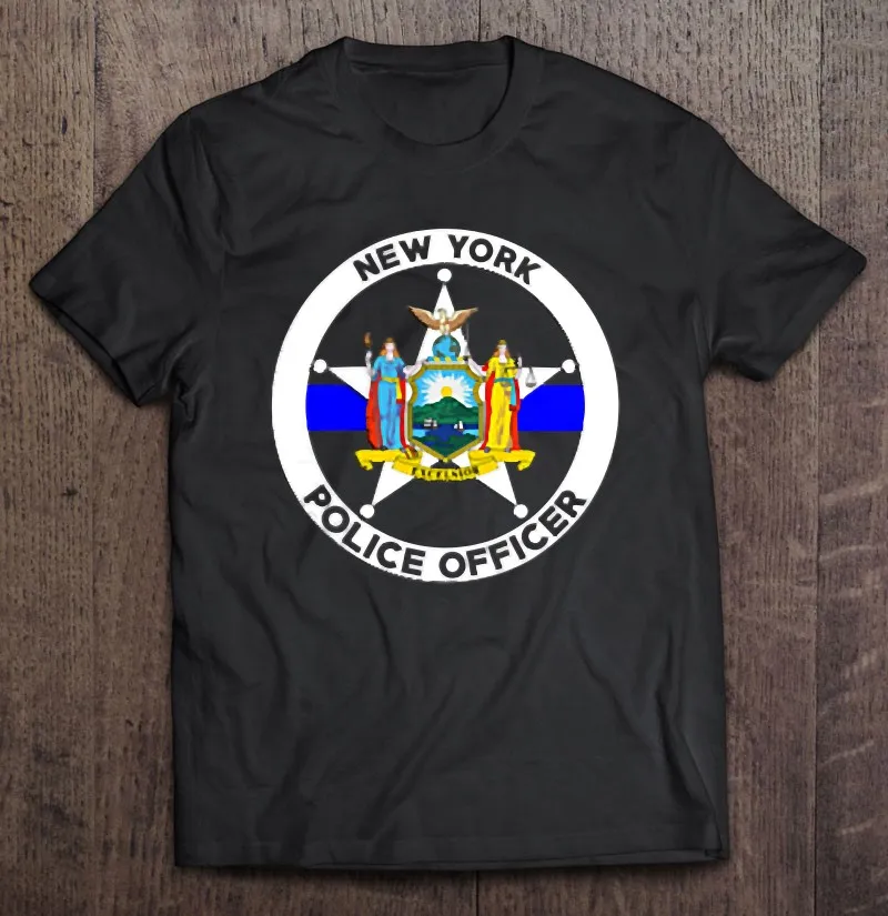 

Футболка мужская с принтом «полиция Нью-Йорка»