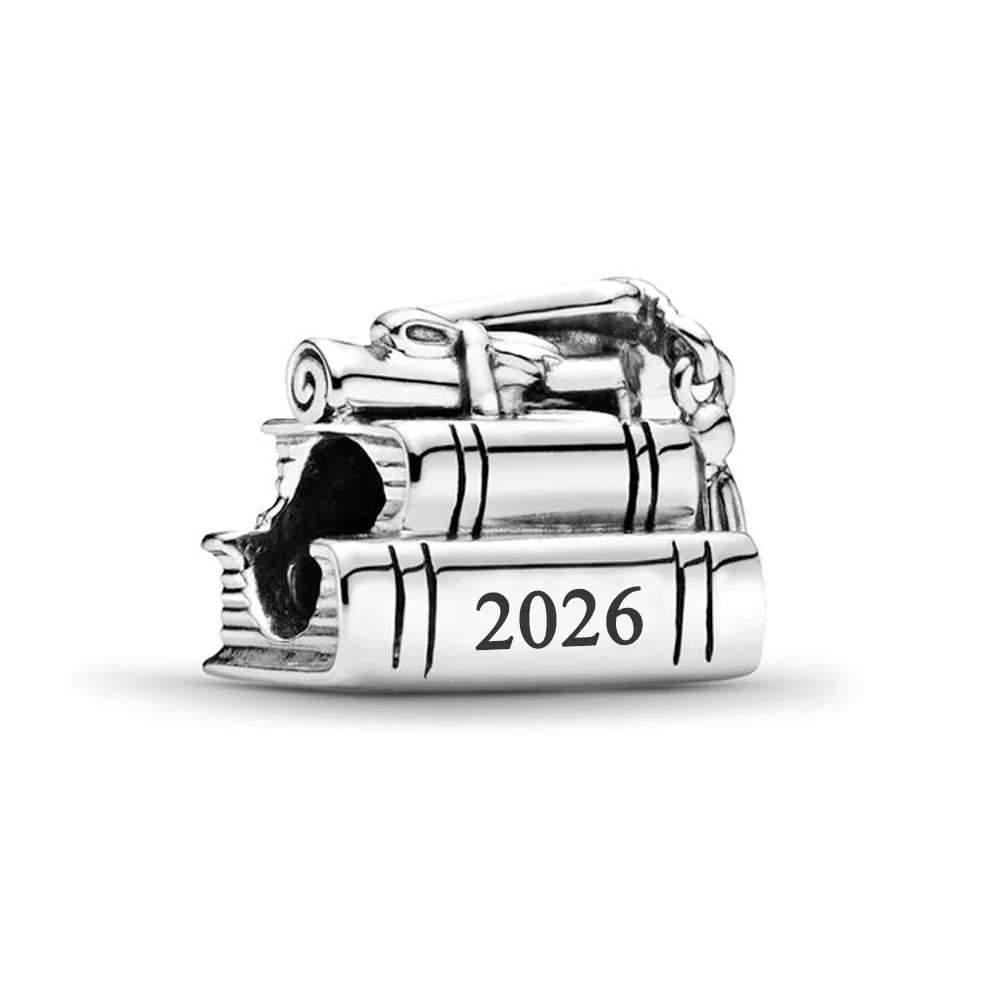Фото Новинка 2026, тройные висячие подвески и выпускные бусины в форме сердца, подходят для пан, оригинальный браслет, сделай сам, женские украшения, Рождественский подарок №5