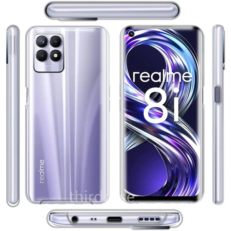 Силиконовый ТПУ чехол для OPPO A36 A76 A16S Find X5 X3 Lite NEO двойной прозрачный Realme 9i C21Y 8i C25Y 360