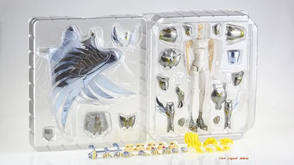 Фото В наличии: Модель ST Saint Seiya Myth Cloth EXM/EX Soul of God EX SOG Cygnus Hyoga V4, Бронзовый Святой, Металлический корпус, Рыцари Зодиака, игрушка №5