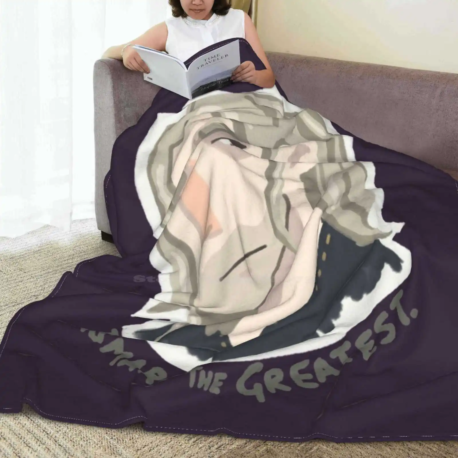 Малый Креативный дизайн Ismark тонкое мягкое фланелевое одеяло проклеивание страх