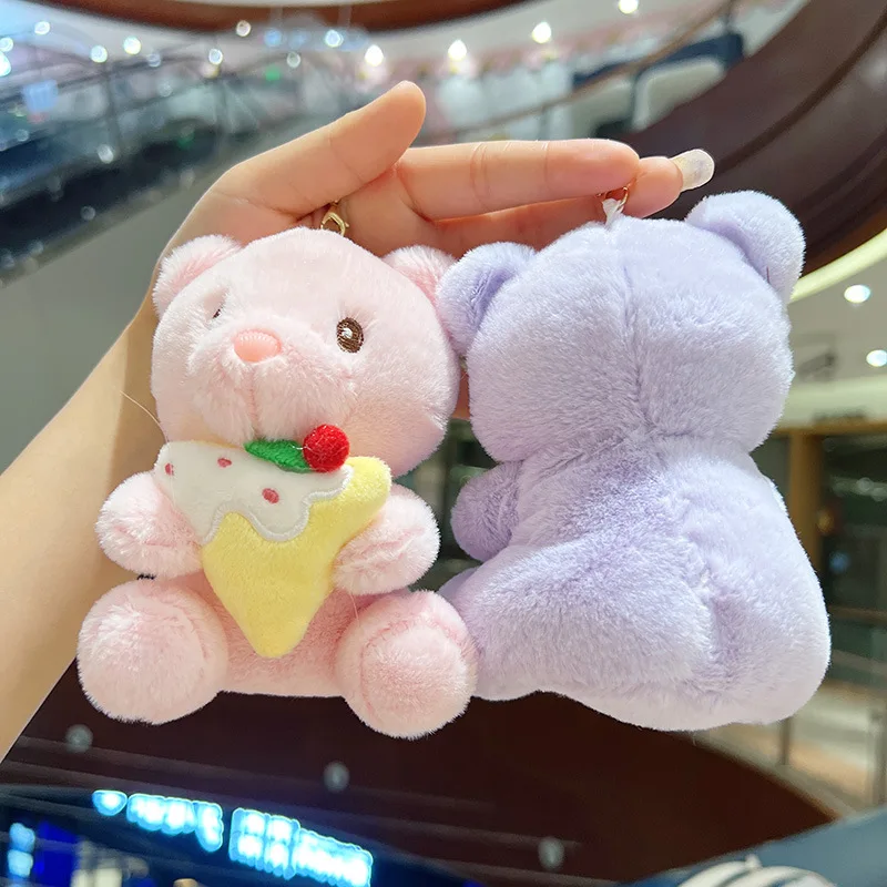 10 см Новая мультяшная милая искусственная подвеска Животные Мягкие плюшевые