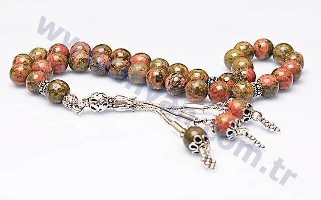 IQRAH Unakit Stone Rosary (925 STERLING SILVER)