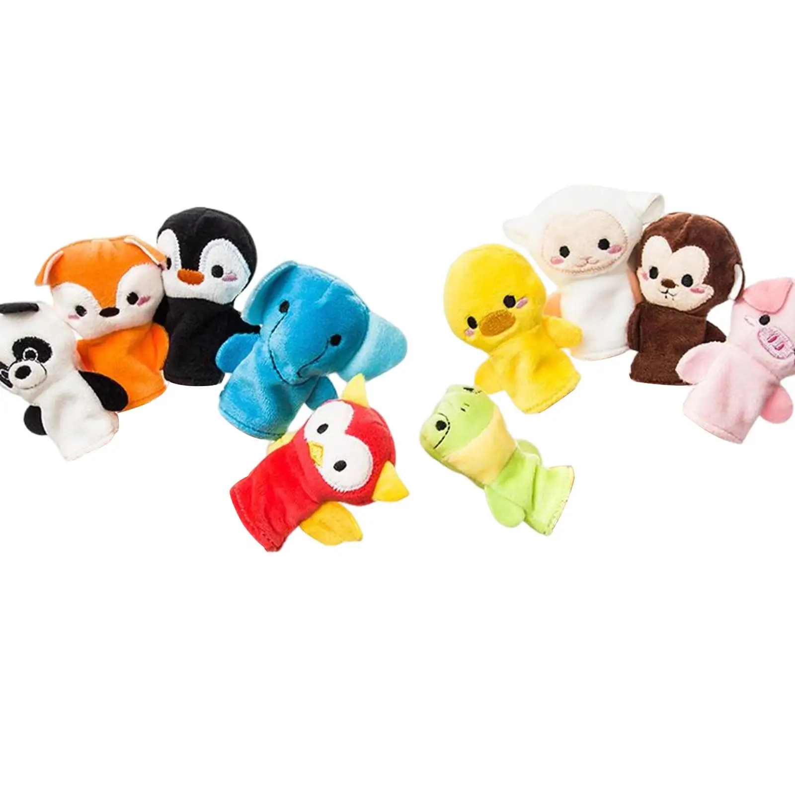 

10x Cute Animal Finger Puppet Toy Educational Story Time Role Play