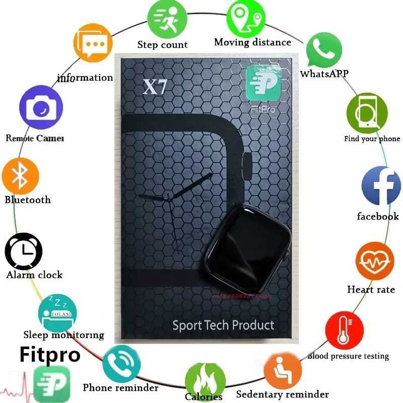 

2022 Series 7 Smart Watch Bluetooth Call Custom Watch Dial Watch 7 X7 Smart Watch For Men For IOS Android PK IWO 14 IWO13 X8 MAX