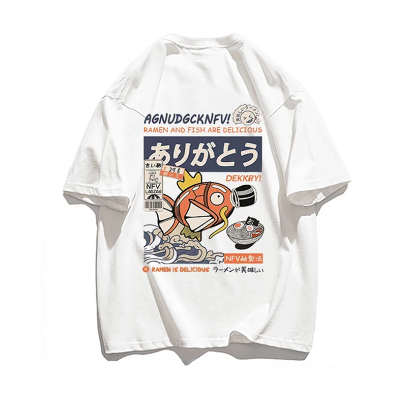 

Japan Cartoon Graphic AnimeT Shirt Vintage Oversized S-4XL Harajuku Short Sleeve Men Women Streetwear Summer Male Free Shipping