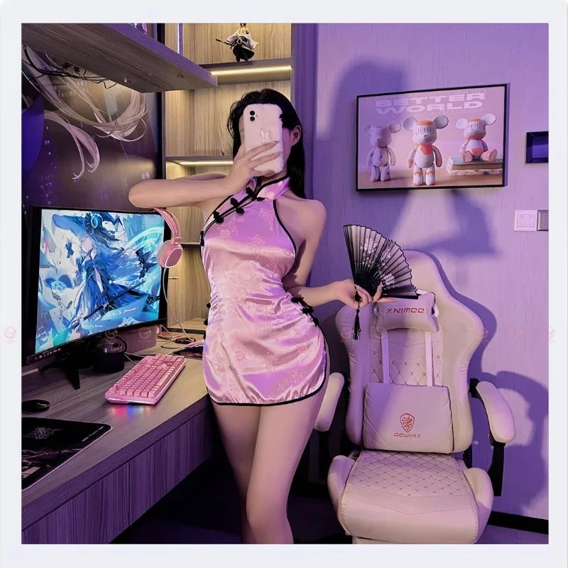 Женская мини-юбка Ципао