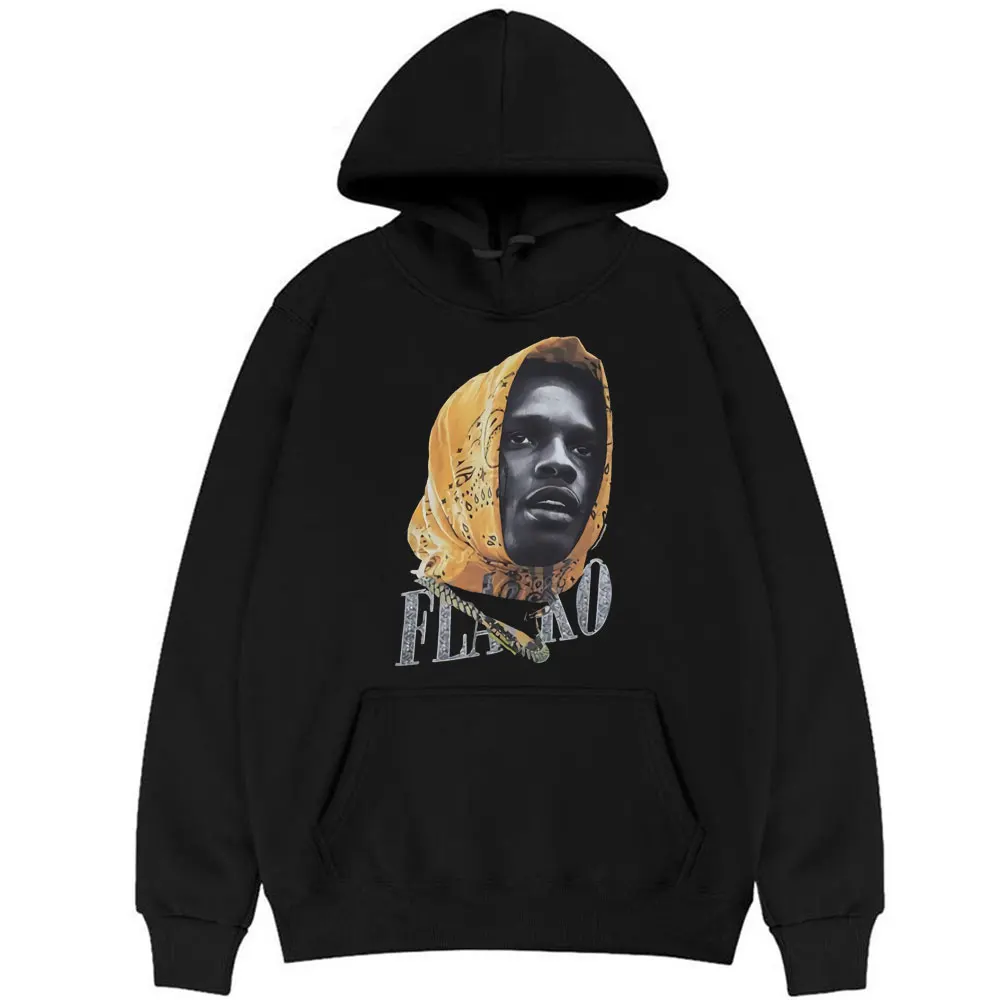 

Rapper Asap Rocky Portrait Graphic Print Hoodie Oversized Hip-Hop Hoodies Men Women Travis Scott Sweatshirt Man Loose Style Tops