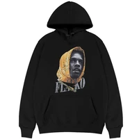 rapper asap rocky portrait graphic print hoodie oversized hip hop hoodies men women travis scott sweatshirt man loose style tops