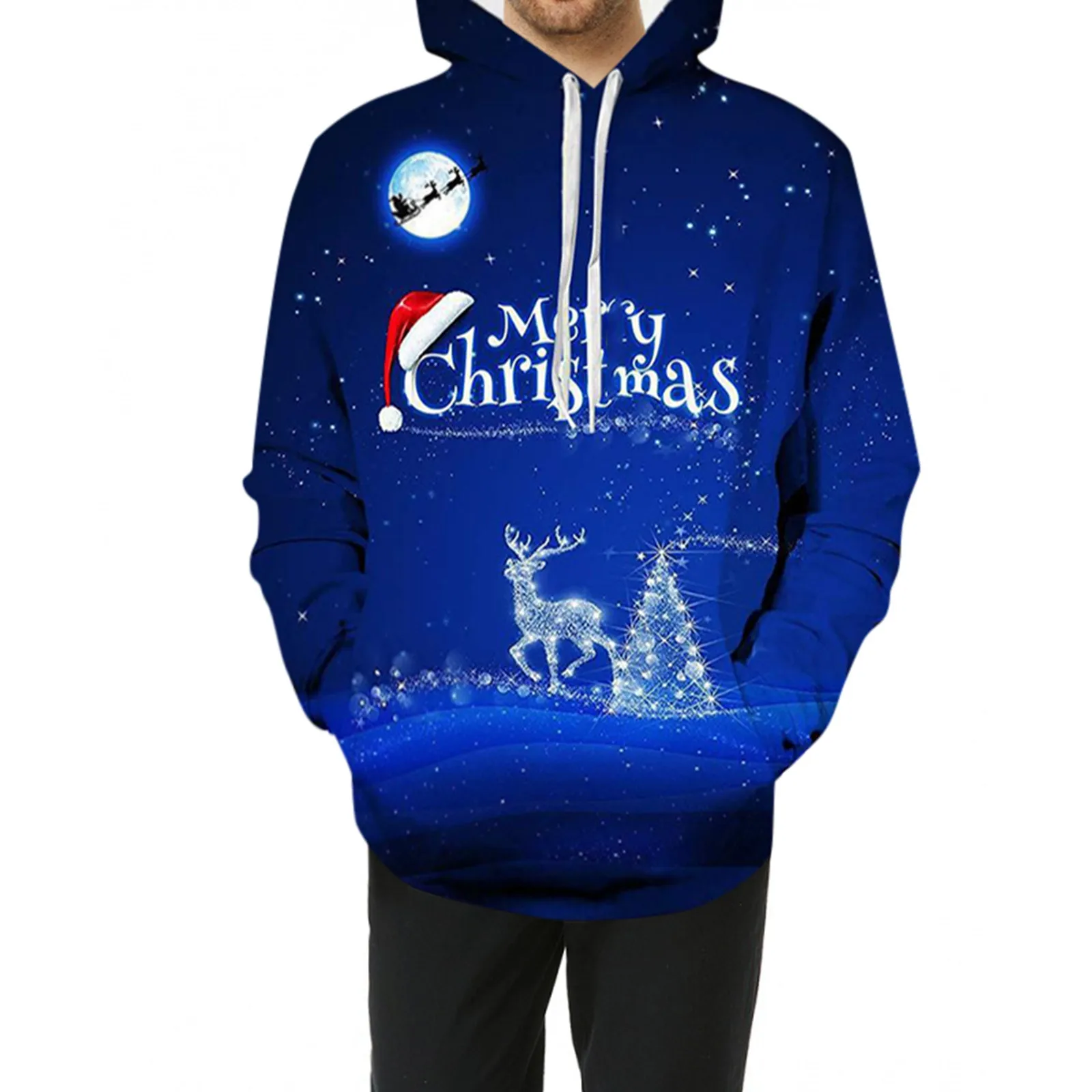 

2023 Fashion Autumn And Winter Christmas Sweatershirt 3d Print Oversized Hooded Sweater Unisex Man Woman Funny Christmas Sweater