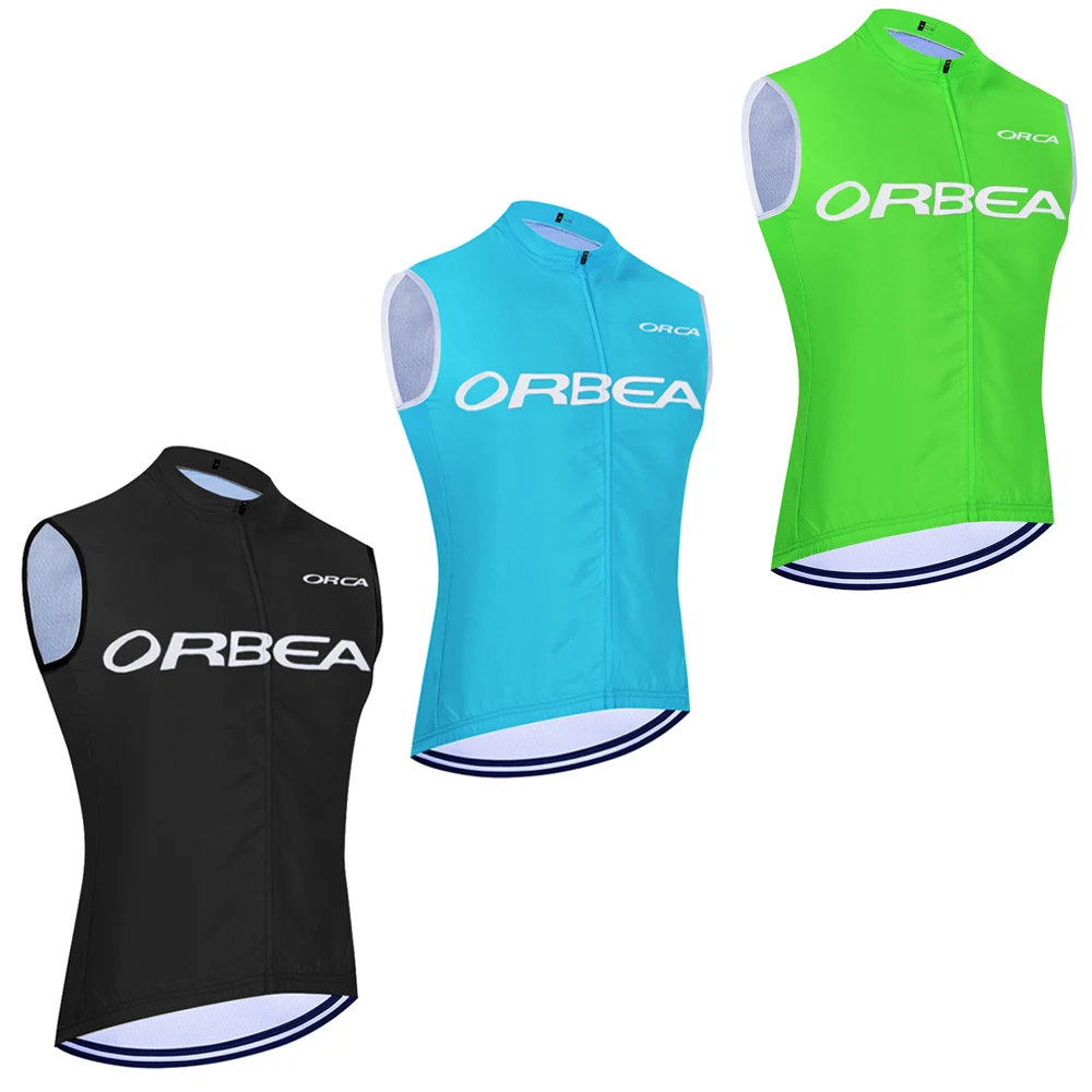 

2023 ORBEA ORCA Windbreaker Cycling Jersey Men Bike Maillot Vest Ropa Ciclismo Sleeveless Bicycl Tshirt Clothing