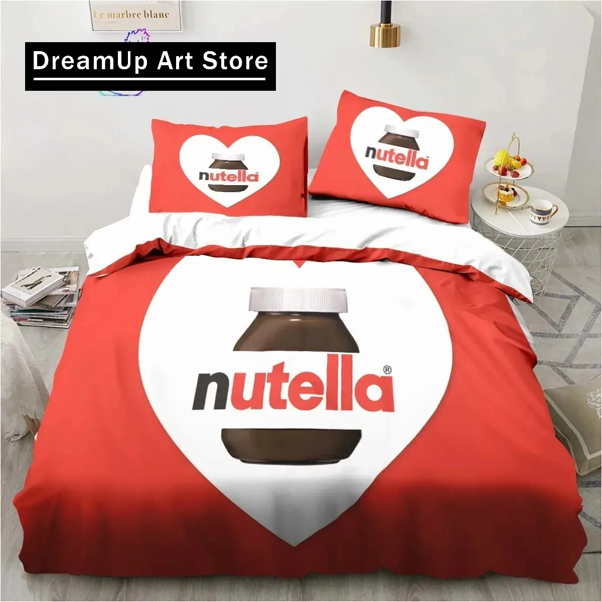 Модный комплект постельного белья с 3D принтом Нортелла мультяшный для мальчиков