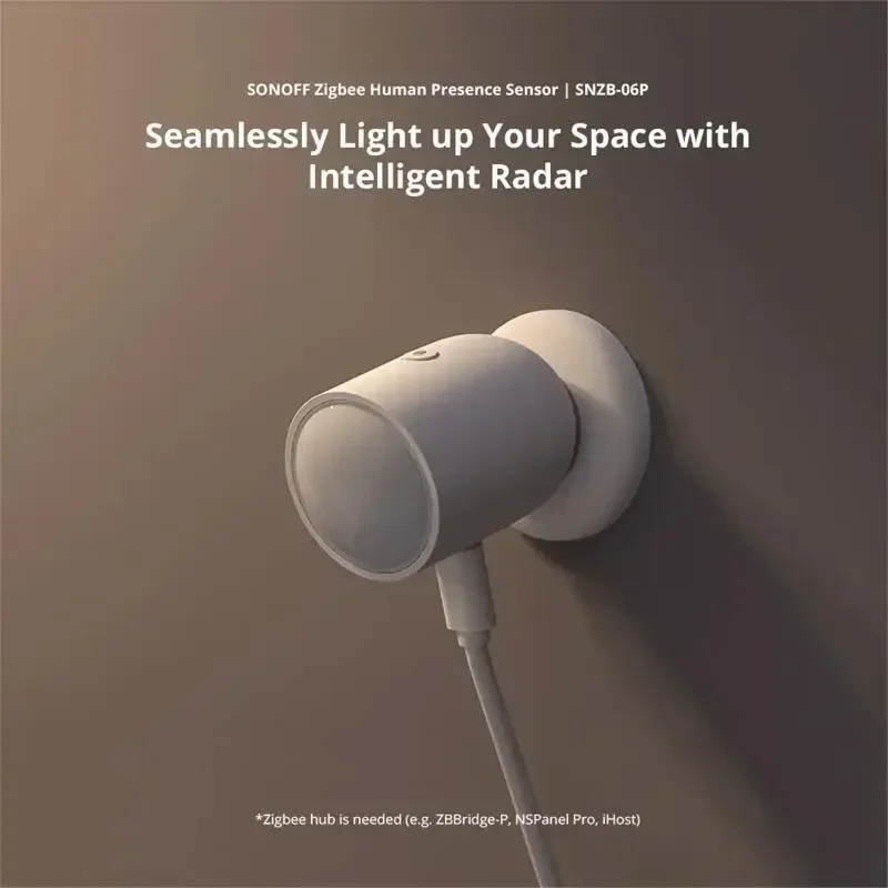 Датчик присутствия человека Ewelink SONOFF SNZB-06P Zigbee микроволновый детектор