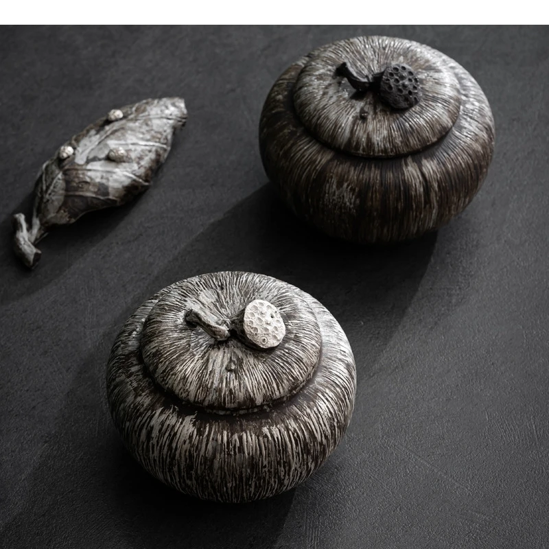 Ручной герметичный чайник портативный дорожный винтажный керамический пуэр