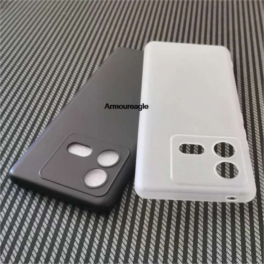 for vivo iqoo neo8 pro case back cover tpu silicon matte phone guard on neo 8pro black frosted shell