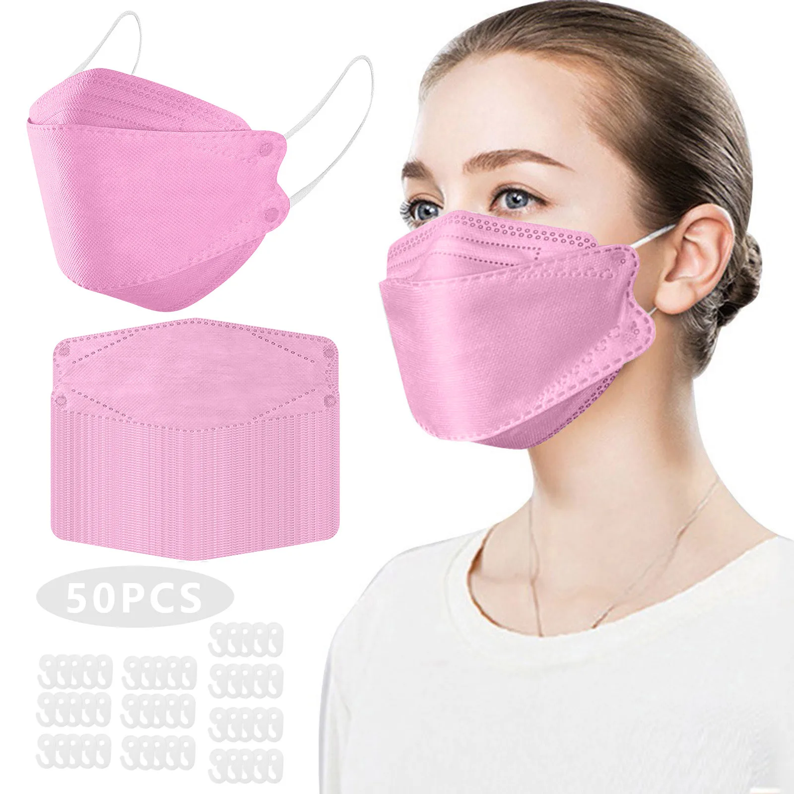 Маска одноразовая трехслойная с крючком защитный чехол 3d Для Лица косплея