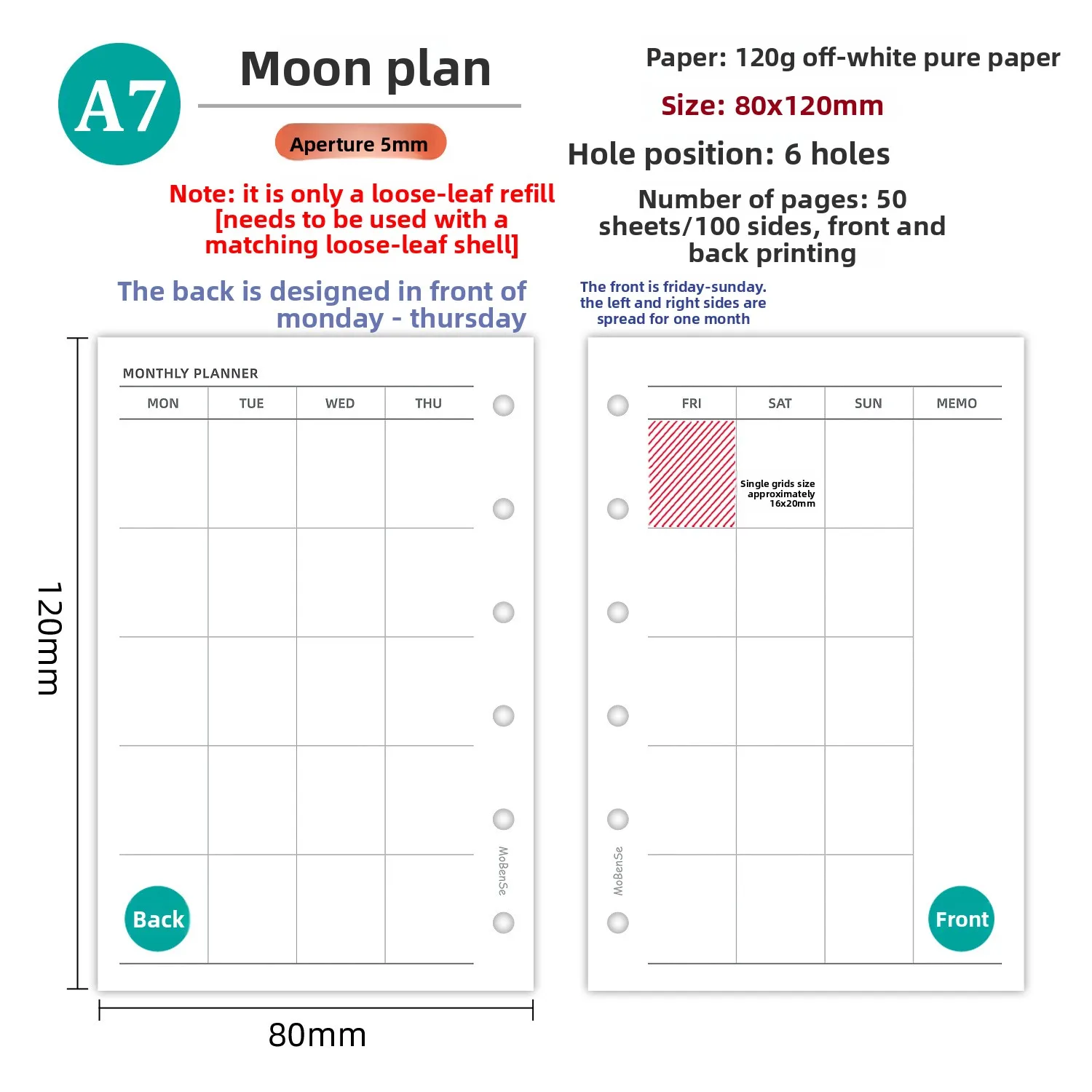 

Coliky А7 блокнот 50 листов