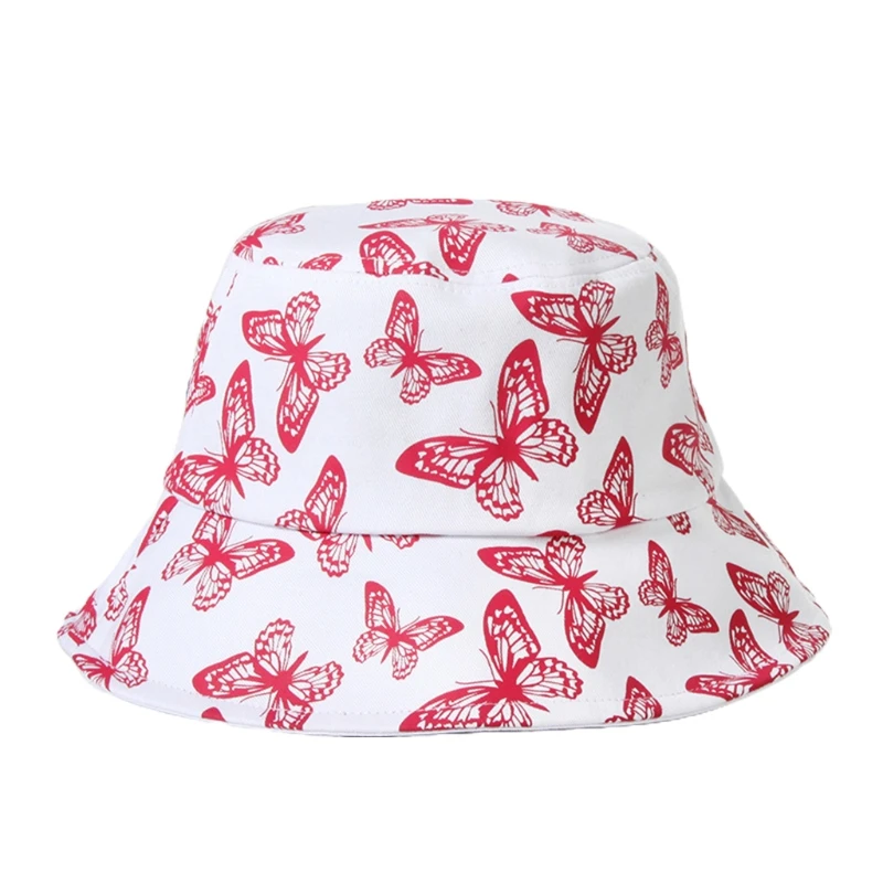 

Панама быстросохнущая для мужчин и женщин, Пляжная Шляпа большого размера, складная, с принтом «бабочка», легко носить с собой, летняя