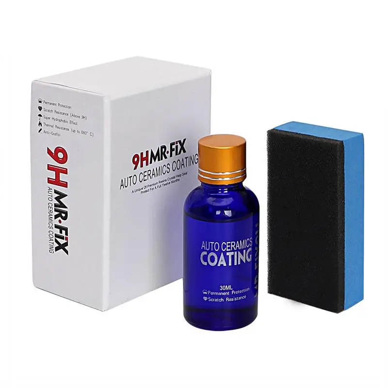

Ceramic Car Coating 9H High Gloss Anti-Scratch Ceramic Coating Kit 30ml High Gloss Hydrophobic Mirror Paint Polish Protection